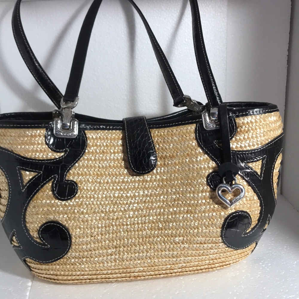 Brighton straw purse